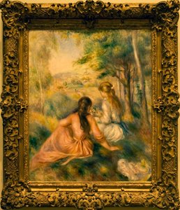 In de Weide door Pierre Auguste Renoir